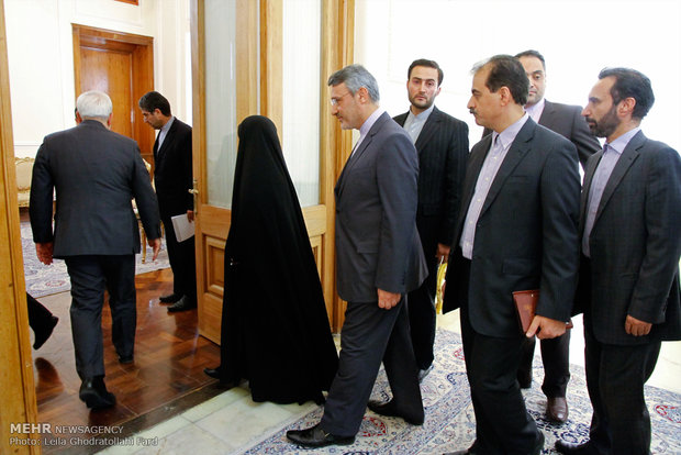 Zarif meets Ján Kubiš