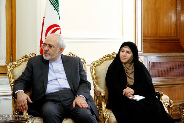 Zarif meets Ján Kubiš