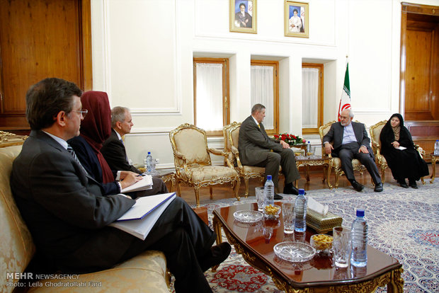 Zarif meets Ján Kubiš