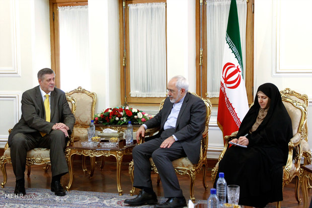 Zarif meets Ján Kubiš