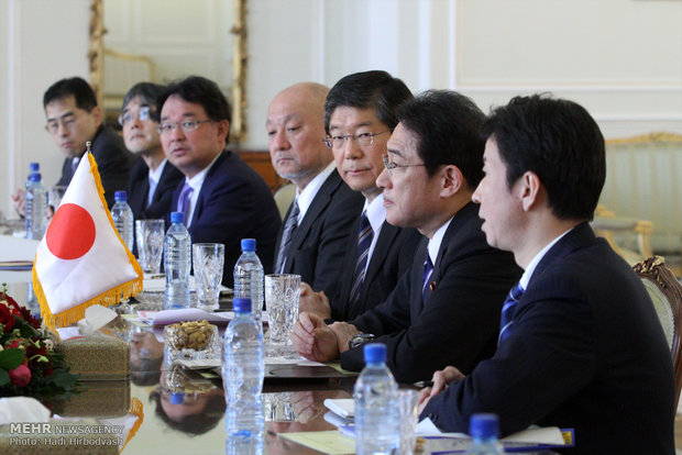 دیدار وزرای امور خارجه ایران و ژاپن