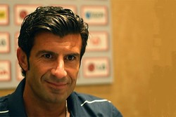 Portekizli efsane futbolcu Luis Figo Tahran'da