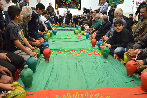 آئین قلک شکنی در قائمشهر استان مازندران