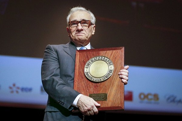 اهدای جایزه لومیر به مارتین اسکورسیزی با حضور عباس کیارستمی