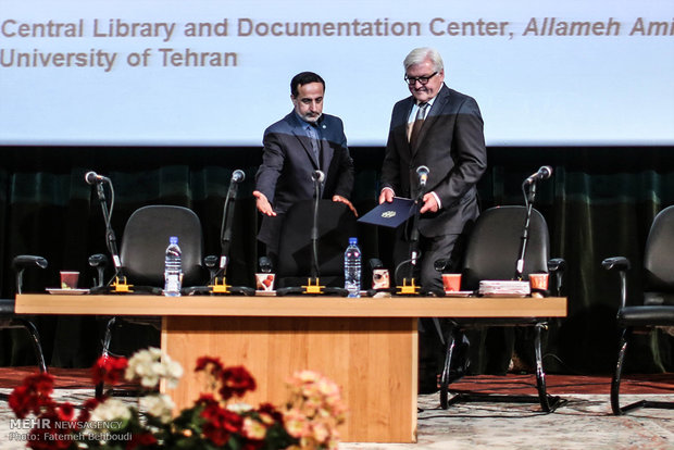 سخنرانی وزیر امور خارجه آلمان در دانشگاه تهران