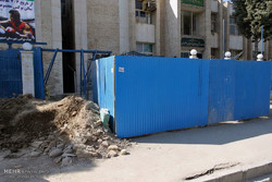 نشت سیال حفاری در پروژه متروی اصفهان؛وضعیت خیابان نشاط تحت کنترل است
