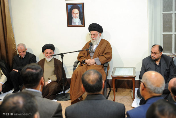 لقاء المسؤولين عن شؤون الحج مع قائد الثورة الاسلامية
