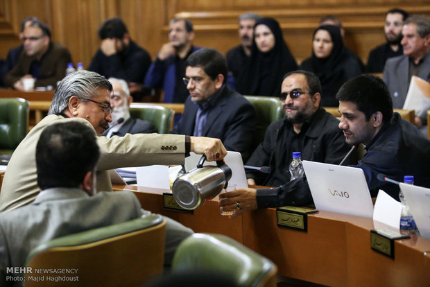 جلسه شورای اسلامی شهر تهران