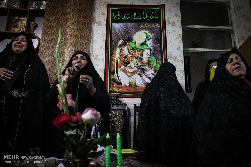 Women attend mourning ceremonies in Muharram