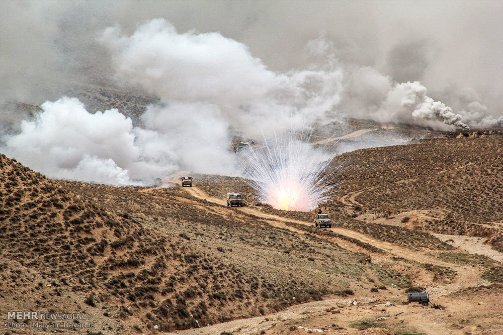 Muharram military drill in Bojnord