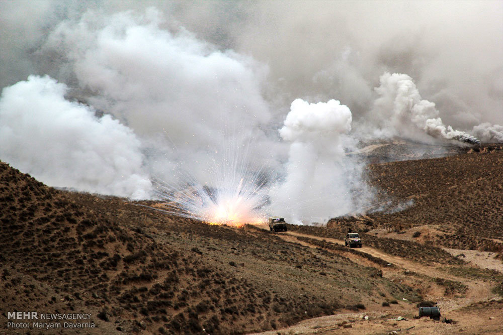 Muharram military drill in Bojnord