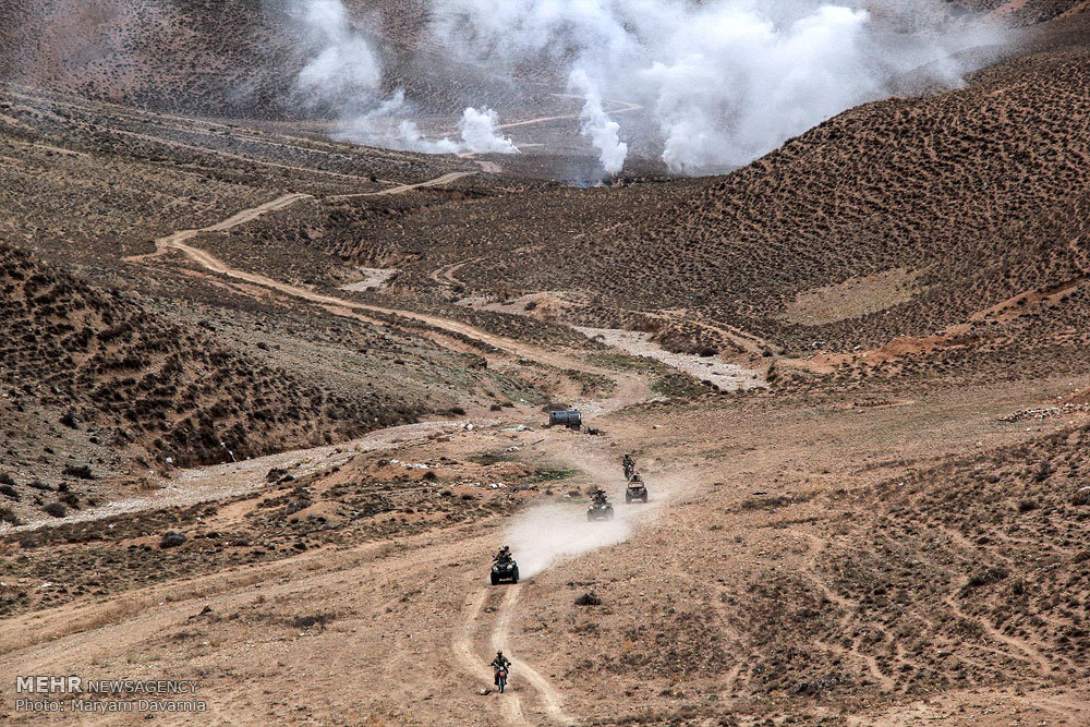 Muharram military drill in Bojnord