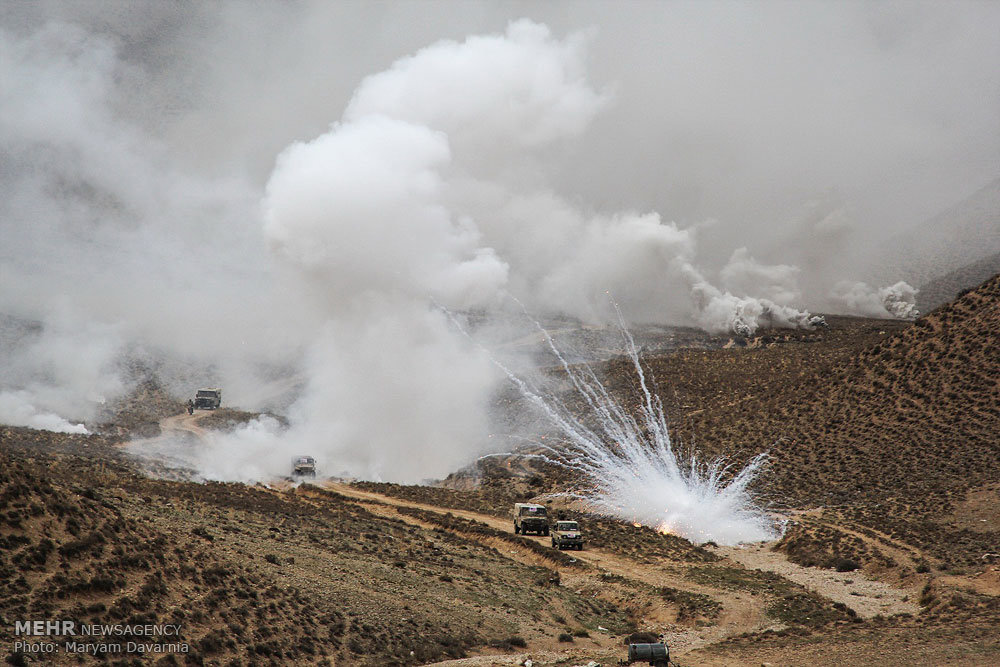 Muharram military drill in Bojnord