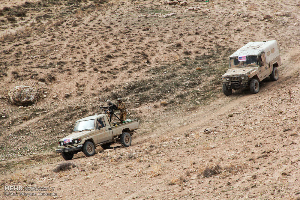 Muharram military drill in Bojnord