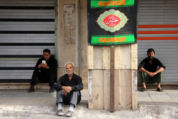 اجتماع عزاداران حسینی در شهرستان بم