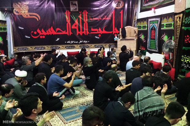 Imam Hussein mourning procession in Belgium