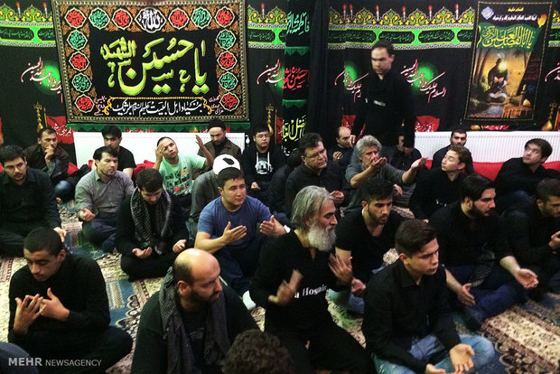 Imam Hussein mourning procession in Belgium