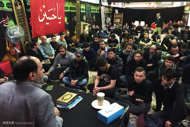 Imam Hussein mourning procession in Belgium