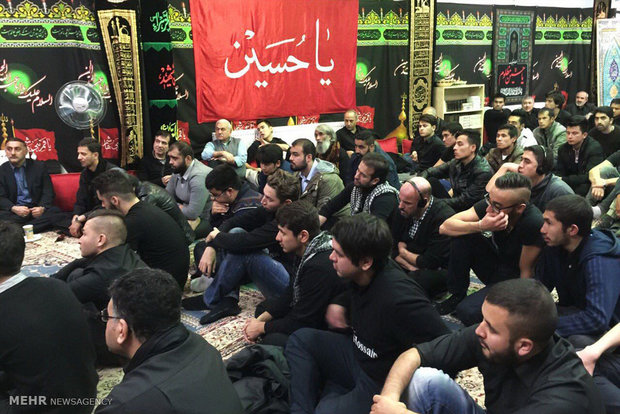 Imam Hussein mourning procession in Belgium