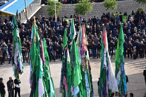 علم‌ها سخن می‌گویند/ حاجت‌خواهی علمداران در عاشورا
