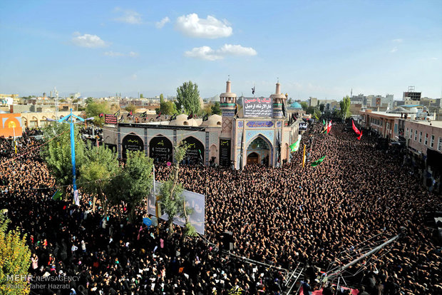 مراسم عزاداری تاسوعای حسینی در اردبیل