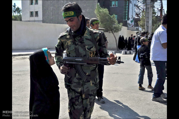 نیروی انتظامی در شبهای محرم زاهدان