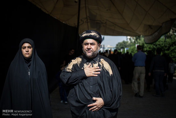 The mournful youth for Imam Hussain