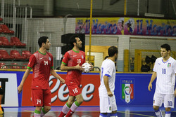 تقابل تیم‌های ملی فوتسال ایران و ایتالیا بعد از جام جهانی