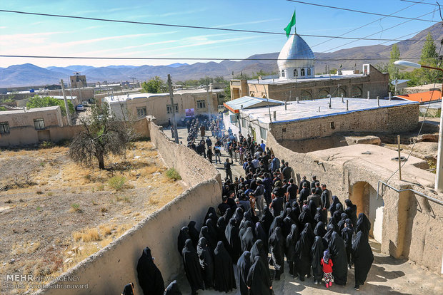 آیین چغچغه زنی در روستای انجدان