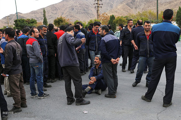 اعتصاب کارکنان شرکت واگن پارس اراک 
