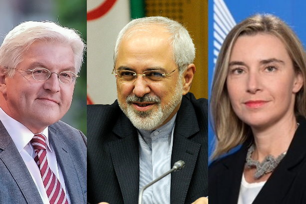 Zarif, Mogherini, Steinmeier confer on Syrian talks