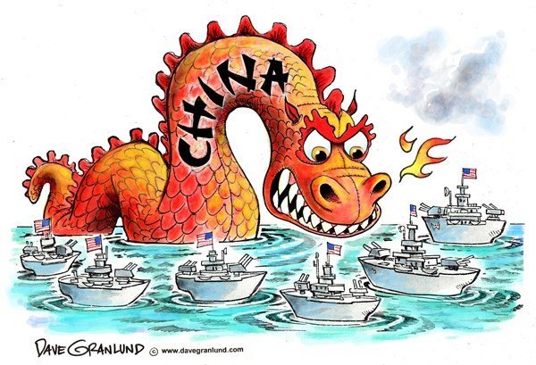 Mehr News Agency - Güney Çin Denizi'nde ABD-Çin gerginliği/ Karikatür