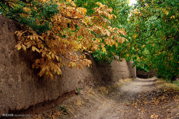 طبيعة مدينة دانسفهان التابعة لمحافظ قزوين في الخريف