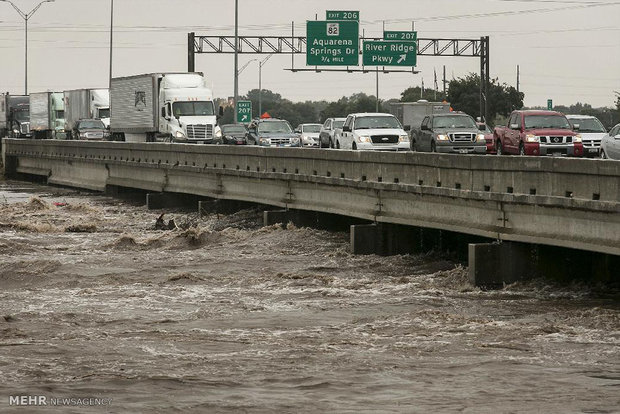 طوفان در تگزاس آمریکا