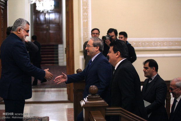 Larijani meets Syrian deputy FM