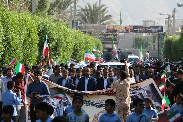 طنین«مرگ‌برآمریکا»در جوار خلیج فارس/فریاد ضد استکباری استان بوشهر