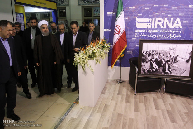 Rouhani inaugurates 21st press expo in Tehran