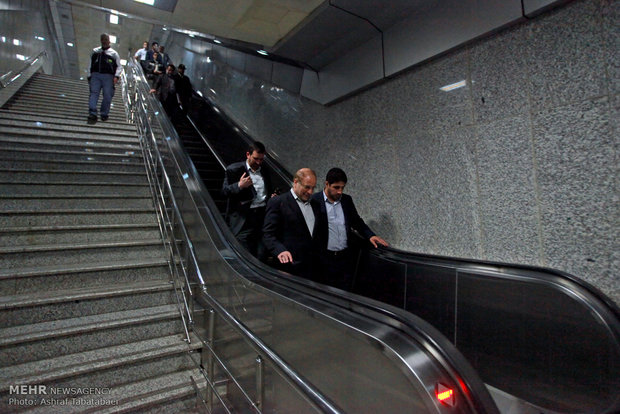 افتتاح محطة مترو "نعمت آباد" في طهران