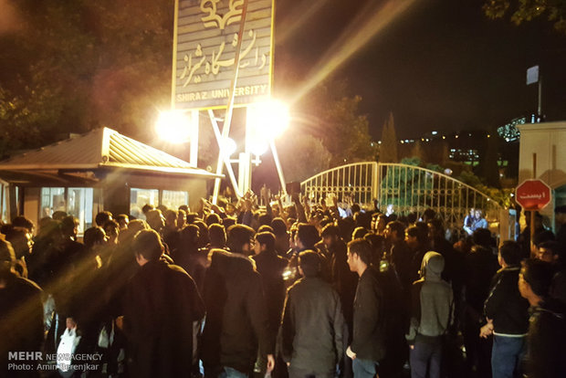 سخنرانی علی مطهری و حسن عباسی در دانشگاه شیراز