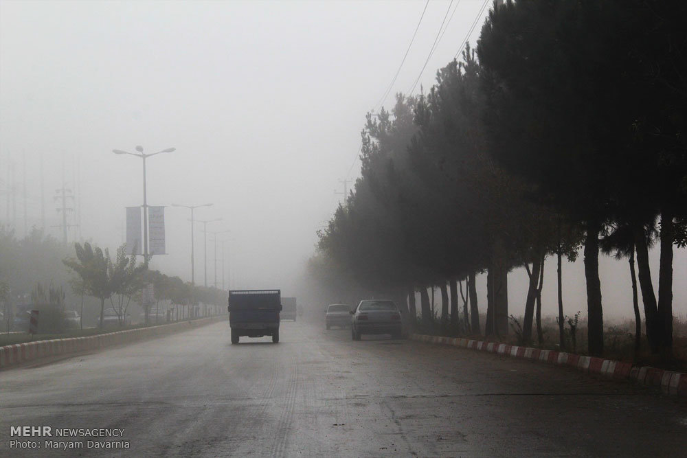 ملامح مدينة بجنورد خلف الضباب