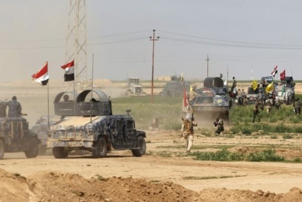 فیلم/ پیشروی نیروهای عراقی در شمال الرمادی