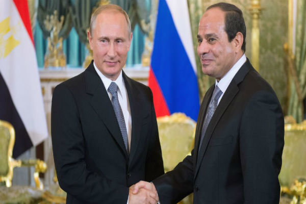 روسای جمهور روسیه و مصر تلفنی گفتگو کردند