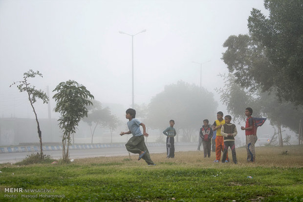 مه گرفتگی در اندیمشک