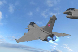 پرواز جنگنده انگلیسی بر فراز کشتی‌های روسی در مدیترانه