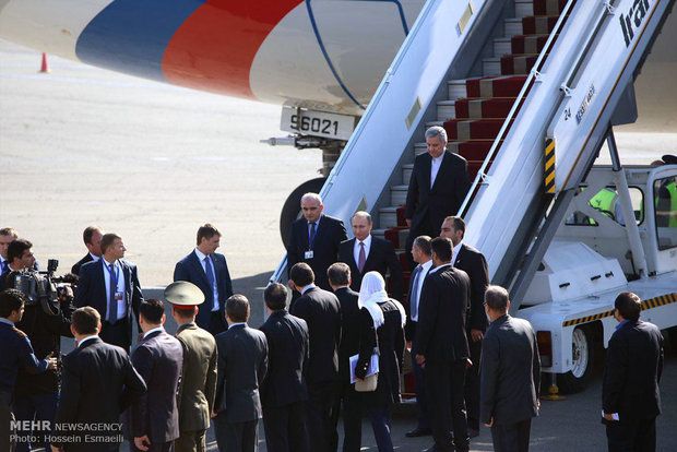 Putin arrives in Tehran on Monday