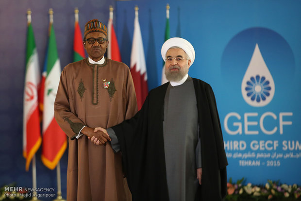 Rouhani meets world leaders in summit of GECF