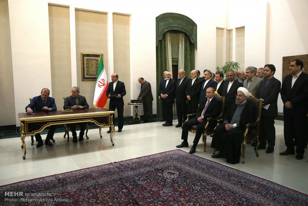 Rouhani, Putin hold press conf.