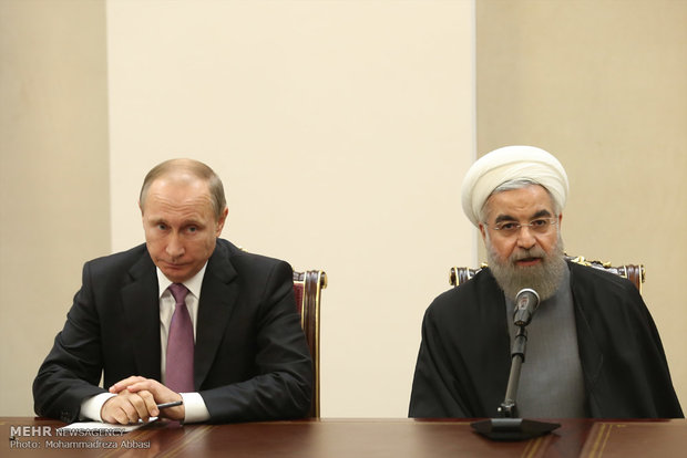 Rouhani, Putin hold press conf.