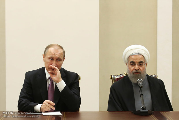 Rouhani, Putin hold press conf.