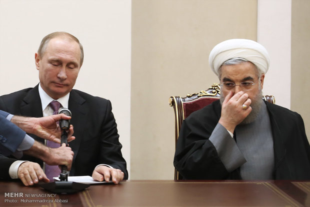 Rouhani, Putin hold press conf.